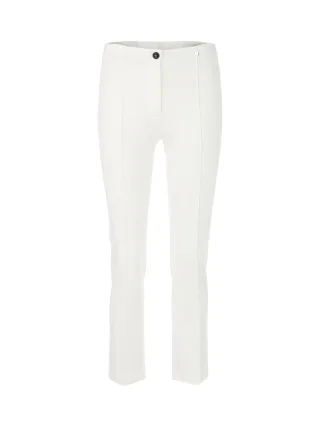 Marc Cain Essentials - Stretch-Hose mit Biesen off-white - Gr. - 46