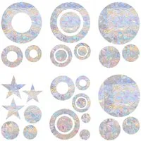 TUWENA Aufkleber Regenbogen-Fensterfolien-Sonnenfänger-Aufkleber für Glasfenster, (39tlg)