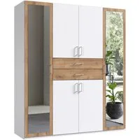 Wimex Kleiderschrank Diver Drehtürenschrank mit Spiegel, 180, 225 o. 270cm breit Bestseller Schlafzimmerschrank wahlweise 3 Innenausstattungen