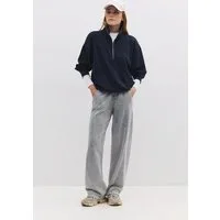 No Matter What Kapuzensweatshirt Sweatshirt mit halbem Reißverschluss