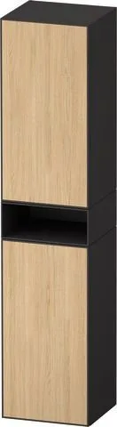 Duravit Zencha Hochschrank Natur Eiche & Graphit Matt & Supermatt 400x360x1760 mm - ZE1353L30800000 ZE1353L30800000