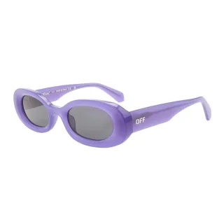 Off White - Logo-Sonnenbrille, Azetat (Dunkel-Lila)