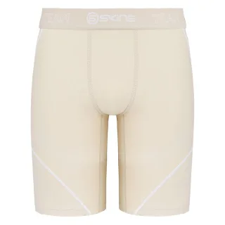 Skins Dnamic Herren beige neutrale Kompression Hälfte Strumpfhose Shorts DB00010029002