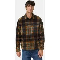 camel active Hemdjacke mit Seitentaschen Langarm Markenlabel