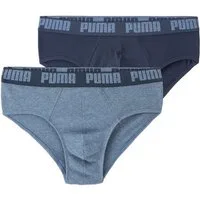 PUMA Slip PUMA MEN EVERYDAY BRIEFS (2er Pack) mit Logobund
