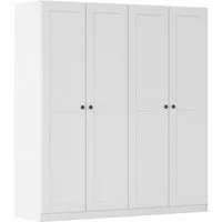 OTTO home Kleiderschrank Mehrzweckschrank Aktenschrank Möbel Mietswohnung Schlafzimmer YLVA (Breiten: 90/135/180 cm, Höhe 197 cm) skandinavischer Style mit Rahmenfront und Knopfgriffen MADE IN GERMANY