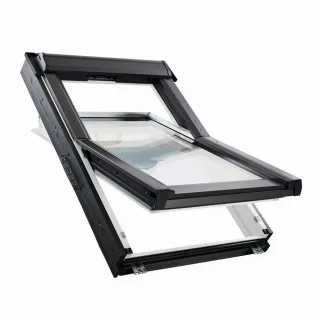 RotoQ Schwingfenster Q-4 Plus K2C AL Kunststoff Schwingfenster inkl. Eindeckrahmen