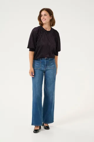 Langarm-Bluse Loose fit Dawn Purple CC. purple