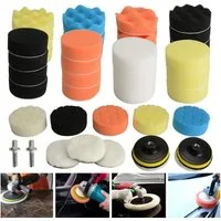 Youyijia Polierschwamm 40 x polishing sponge, 75 mm, polishing attachment, (40 St)