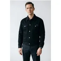 Calvin Klein Jeans Jeansjacke 90S CK CLASSIC BLACK TRUCKER Regular fit mit normalen Hemdkragen