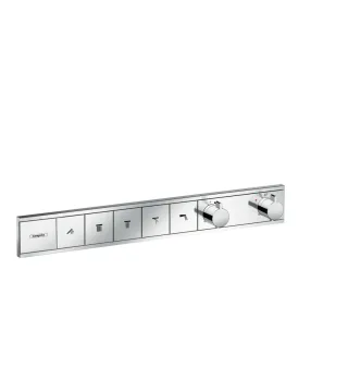 Hansgrohe Thermostat Unterputz RainSelect Fertigset 5 Verbraucher verchromt, 15384000 15384000