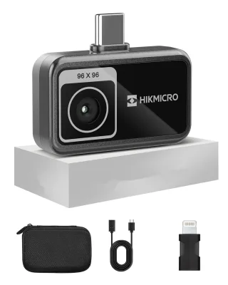 P09 Phone Thermal Imager for Android Apple -20°C to 400°C Portable Infrared Thermal Imager Camera 96x96 Resolution IP40