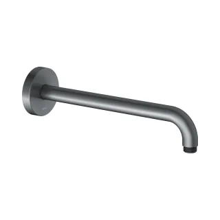 Keuco Brausearm Elegance 51689, Wandanschluss, 300 mm, Schwarzchrom geb., 51688130300 51688130300