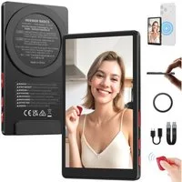 Neewer Kamerazubehör-Set M4U 4" ultradünner magnetischer Vlog Selfie Monitor, Fernbedienung, (Packung, 1 tlg), 600 Nits, für 4K 120 fps kabelgebundene Streaming iPhone 17 16 Serie