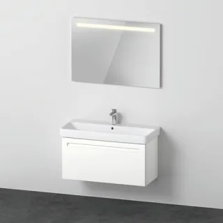 Duravit Duravit No.1 Möbelwaschtisch mit Waschtischunterbau und Spiegel 1000x450x2000 mm - N10185018 N10185018180000