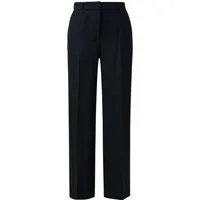 s.Oliver BLACK LABEL Weite Jeans schwarz,Business,Polyester,Unifarben,Regular Fit,Mittel