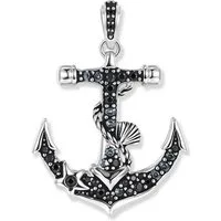 Seinerzeit FLORA & FAUNA Kettenanhänger Harbor Dark Anker Anhänger, Schmuck aus 925 Sterling Silber (Von der faszinierenden Welt der Ozeane und der maritimen Schönheit des Meeres inspirierter Damenschmuck – ein besonderer Begleiter im Alltag und zu b