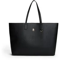 Tommy Hilfiger Tragetasche TH ICON TOTE (3-tlg., Herausnehmbare RV-Innentasche und RV-Außentäschchen), Damen Schultertasche mit herausnehmbarer RV-Innentasche