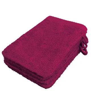 Lanudo? Waschhandschuh Pure Line 21x15 cm 4er Set Pink