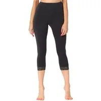 Merry Style Leggings Damen 3/4 Capri Hose MS10-290 (1-tlg) elastischer Bund