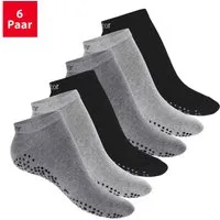 celodoro Sportsocken Damen Pilates & Yoga Sneaker Socken mit ABS (6 Paar)