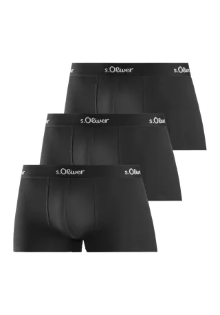 s.Oliver LM s.O Hipster Basic 3x 3x schwarz - Gr. - XL
