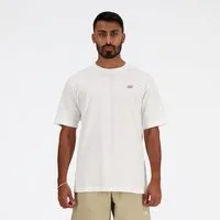 New Balance T-Shirt SPORT ESSENTIALS COTTON T-SHIRT sportlicher Stil, mit Rundhalsausschnitt, ohne Verschluss, Kurzarm