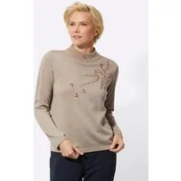 Witt Strickpullover Stehkragen-Pullover Langarm Jersey
