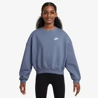 Nike Sportswear Fleecepullover Nike Mädchen Pullover Sportswear Club Fleece Bi FZ9244