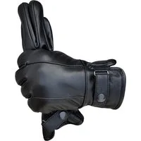 ATTONO Lederhandschuhe Herren Lederhandschuhe Mode Auto Chopper elegante Handschuhe aus Leder