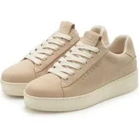 Elbsand Freizeitschuh, Lederschuh, Ledersneaker, Turnschuh, Schnürschuhe Sneaker aus Leder mit Plateausohle und austauschbaren Schnürsenkeln