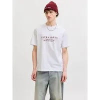 Jack & Jones T-Shirt JORSAVONA BRANDING TEE SS CN STYD SS26 Baumwolle, relaxed fit