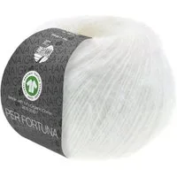 LANA GROSSA PER FORTUNA Häkelwolle, 190 m (flauschiges Kettengarn aus Bio-Baumwolle mit GOTS-Zertifikat), 50 g