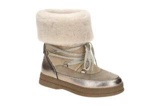 Peter Kaiser Damen Winterstiefel 9-76231-45-392 grau sand Lammfell-Futter & B...
