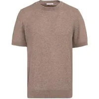 Felix Hardy T-Shirt Basic-Strick-T-Shirt mit Rundhalsausschnitt und Knöpfen