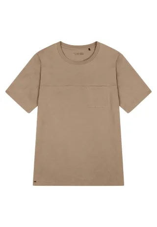 SCHIESSER - T-Shirt Rundhals nougat - Gr. - 48
