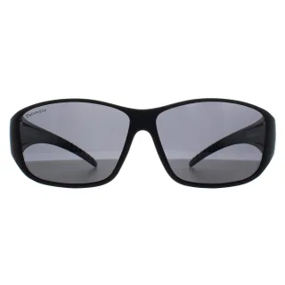 Montana Rectangle Unisex Matte Black Smoke Polarized FO4 Fit Over Glasses Sonnenbrillen