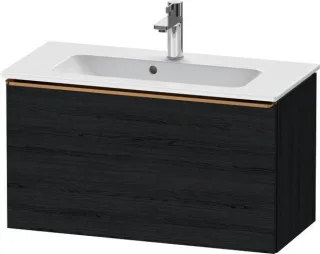 Duravit D-Neo Waschtischunterbau wandhängend Eiche Schwarz Matt 810x372x440 mm - DE4269004160000 DE4269004160000