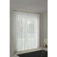 Wirth Vorhang Theresa (1 St), Faltenband, halbtransparent, Chenille, Store