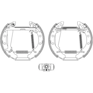 Textar Bremsbacken hinten Audi 80 90 Skoda Fabia VW Passat