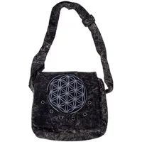 KUNST UND MAGIE Schultertasche Schultertasche Umhängetasche Handtasche Schulterriemen Lebensblume