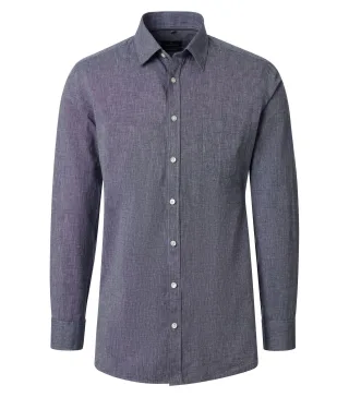 CASAMODA - Leinenhemd blau - Gr. - XXL