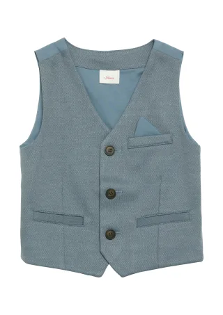 s.Oliver - Indoor-Weste blau - Gr. - 128