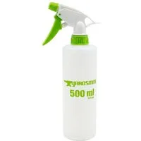 B&S Sprühflasche Sprühflasche 500ml Weiß-Grün Handsprüher verstellbar, Verstellbare Düse, ergonomisches Design