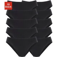 petite fleur by Lascana Bikinislip (10er-Pack) aus elastischer Baumwolle