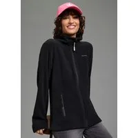 Ocean Sportswear Fleecejacke aus weichem Fleece-Material, unifarben, mit Logostickerei