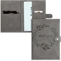 kwmobile Mutterpass-Hülle Mutterpasshülle aus Kunstleder in Nubuklederoptik, Hülle für deutschen Mutterpass mit extra Fächern - Cover