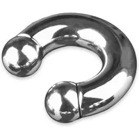viva-adorno Intimpiercing Hufeisen Piercing XXL bis Stärke 10mm Chirurgenstahl, Ohrpiercing Nasenpiercing Septumpiercing Brustwarzenpiercing