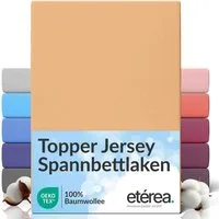 etérea Himmlische Qualität Spannbettlaken etérea Comfort Jersey Topper Spannbettlaken, Jersey, Gummizug: rundum, (1 Stück)