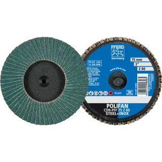 PFERD TOOLS COMBIDISC Zirkon Mini-POLIFAN CDR für gehärteten Stahl - 47202536